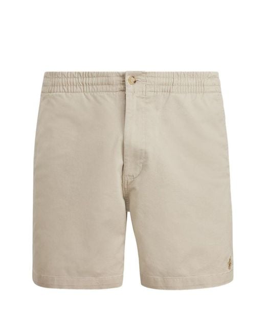 Polo Ralph Lauren Green Logo-Embroidered Elasticated-Waist Shorts for men