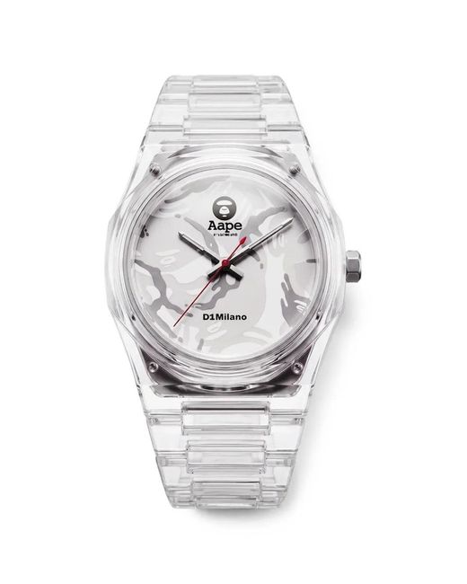 Aape By A Bathing Ape Gray Xd1 Nylon 39Mm Watch for men