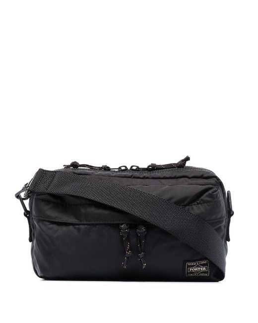 Porter-Yoshida and Co Black Two-Way Crossbody Bag for men