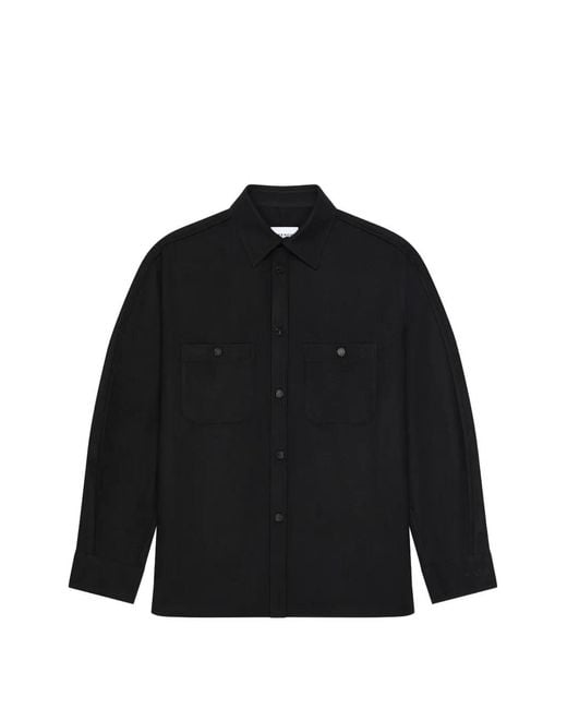 Givenchy Black Couture Seam Overshirt for men