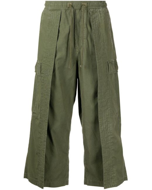 Buy Men Olive Slim Fit Cargo Trousers online  Looksgudin