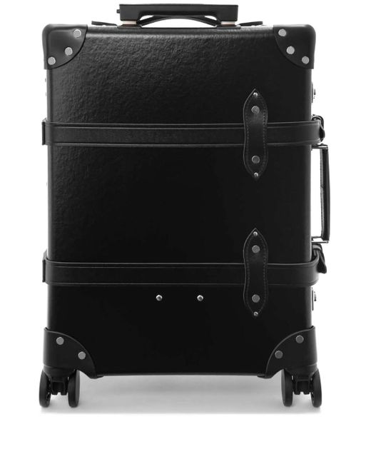 Globe-Trotter Black Cenentary 4-wheel Carry-on Suitcase for men