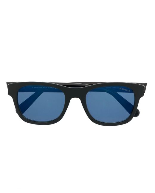 Moncler Blue Square Tinted Sunglasses for men