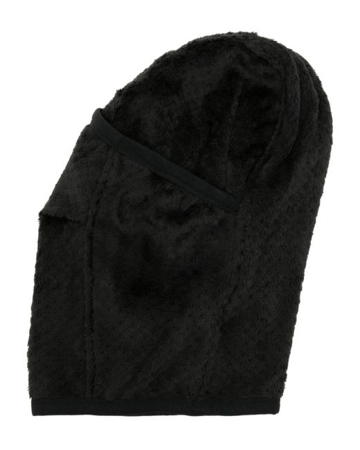 Maharishi Black Barbute Polartec Fleece Balaclava for men