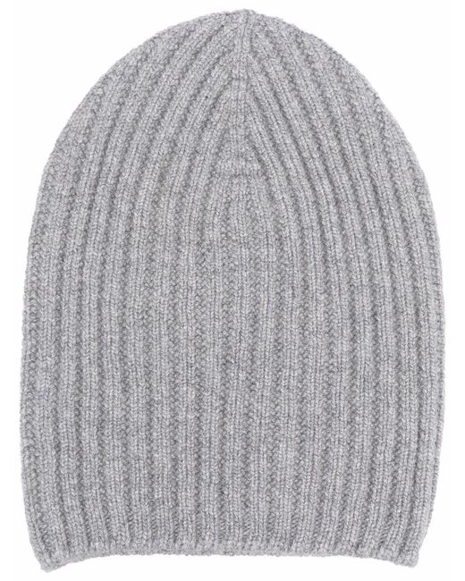 Barrie Gray Cashmere Beanie for men