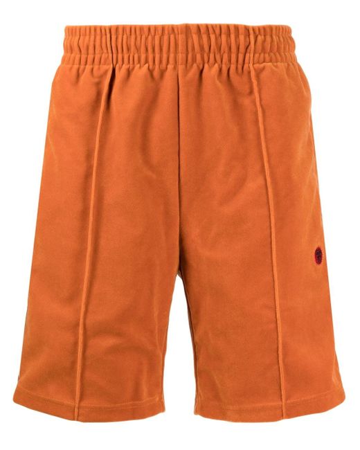 ICECREAM Orange Logo-print Detail Bermuda Shorts for men