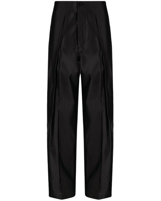 Toga Black Straight-leg Cropped Trousers for men