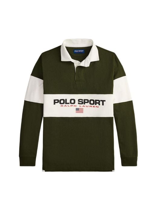 Polo Ralph Lauren Green Sweat À Logo Polo Sport Imprimé for men