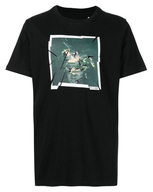 Maharishi Black Graphic-print T-shirt for men