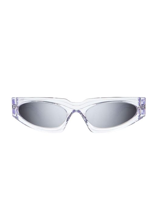 Kuboraum Multicolor Transparent-Design Sunglasses for men