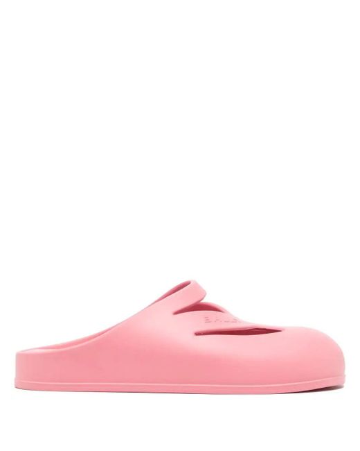 Bally Pink Round-Toe Flat Slides for men