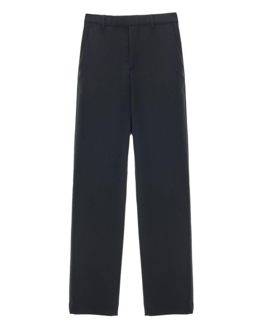 Rier Black Wet-Pockets Trousers for men