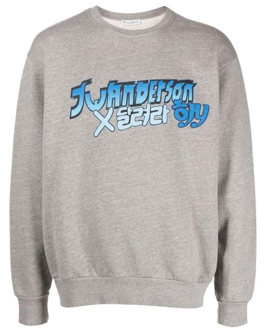 J.W. Anderson Gray X Run Hany Printed Sweatshirt for men