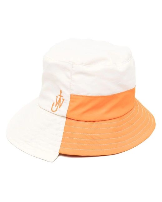 J.W. Anderson Orange Two-tone Bucket Hat for men