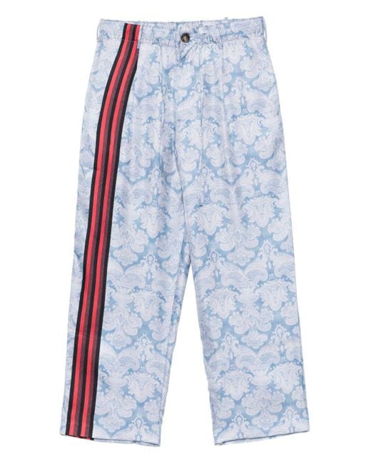 Pierre Louis Mascia Blue Trousers for men