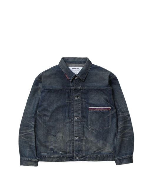 Neighborhood Blue Type-1 Denim Jacket for men