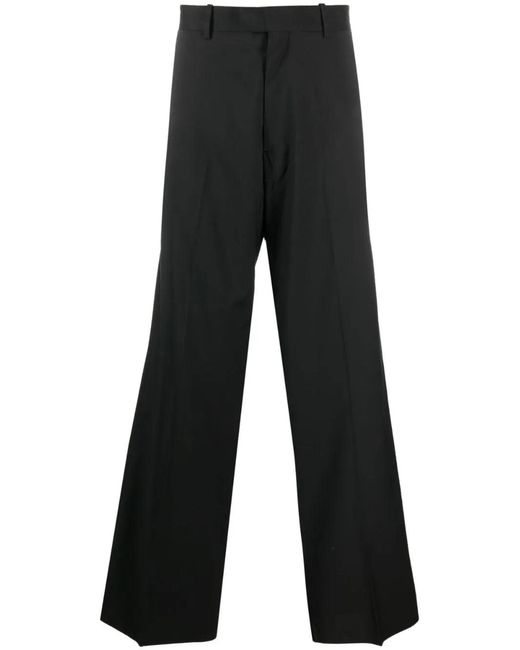 Raf Simons Black Straight-Leg Trousers for men