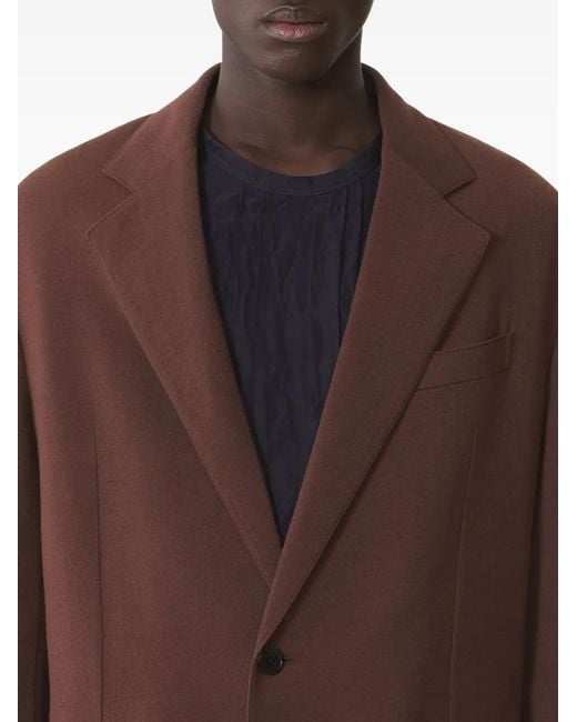 Lanvin Brown Wool Blazer for men