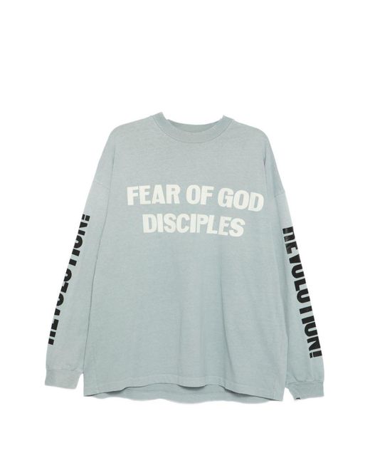 Fear Of God Green Disciple T-Shirt for men
