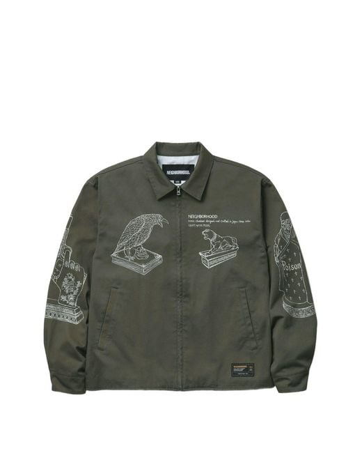 Neighborhood Green Souvenir Jacket for men