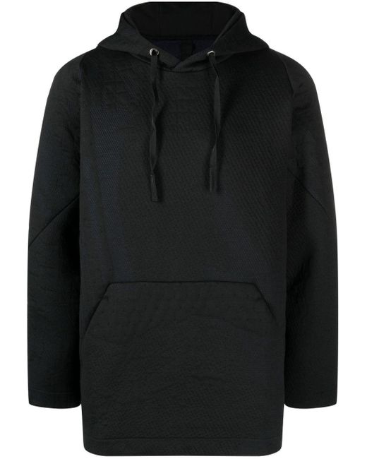 Byborre Black Recycled Cotton Hoodie for men