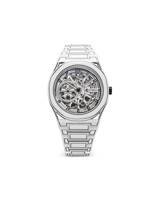 D1 Milano Gray Skeleton Sketch 40.5Mm for men