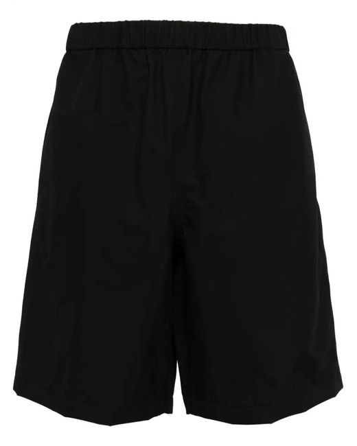 Goldwin Black Track Shorts for men