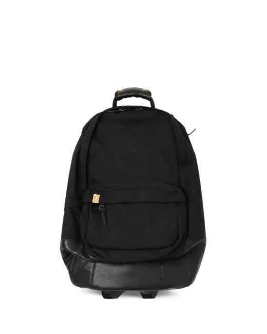 Visvim Black Cordura Zip-Up Backpack for men