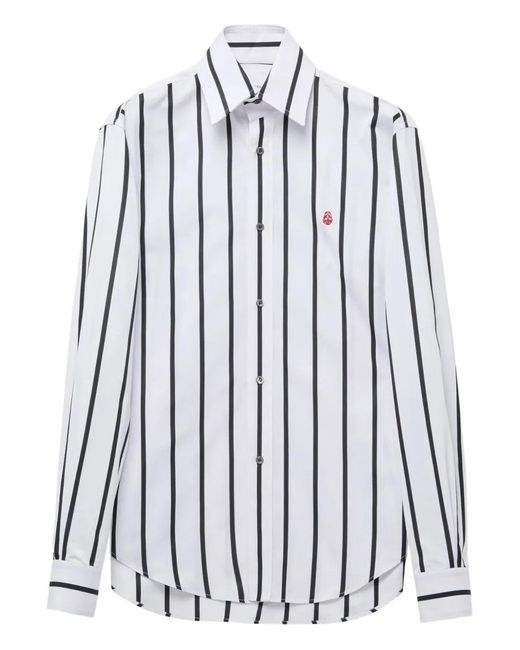 McQueen White Casual Shirts for men