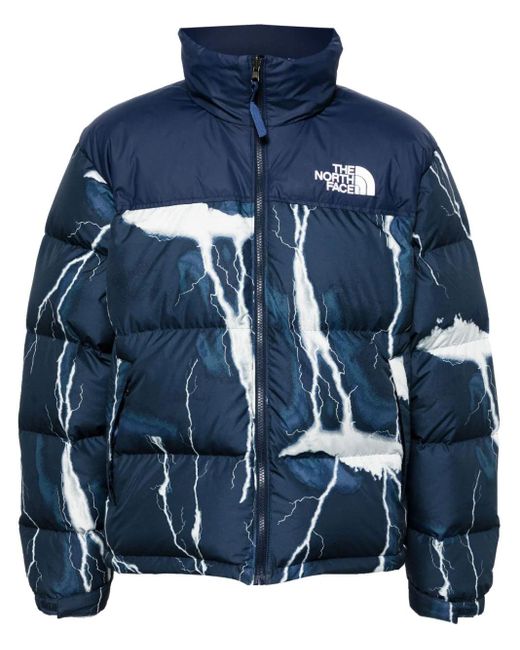 The North Face Blue 1996 Retro Nuptse Puffer Jacket for men