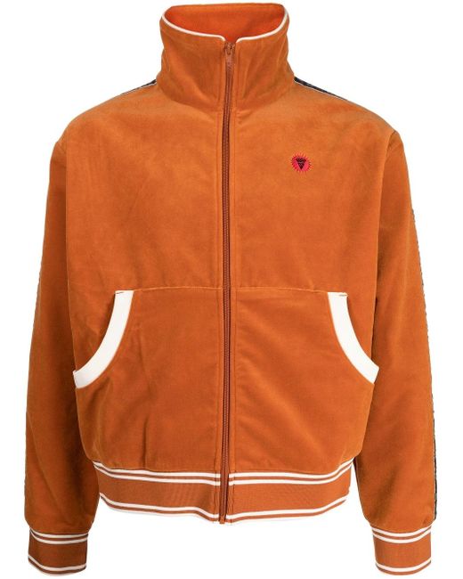 ICECREAM Orange Embroidered-logo Zip-up Jacket for men