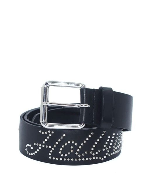 HTC Black Studded Belt for men