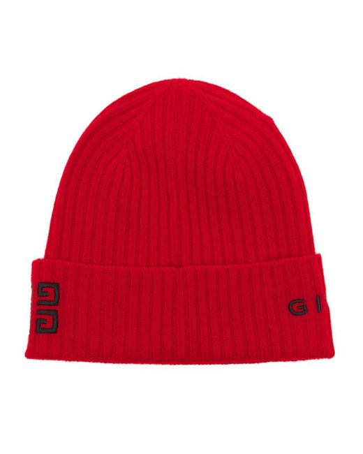 Givenchy 4g-motif Logo-embroidered Wool-blend Beanie for men