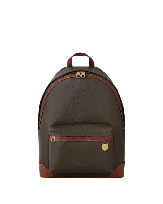 Mulberry Brown Heritage Zipped Backpack for men