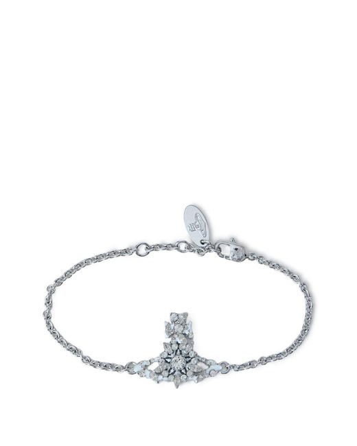 Vivienne Westwood White Mariette Bracelet for men