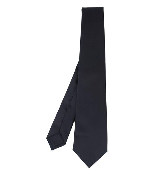 Kiton Blue Wool Tie for men
