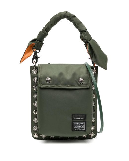 Toga Green X Porter Stud-Embellishment Shoulder Bag for men