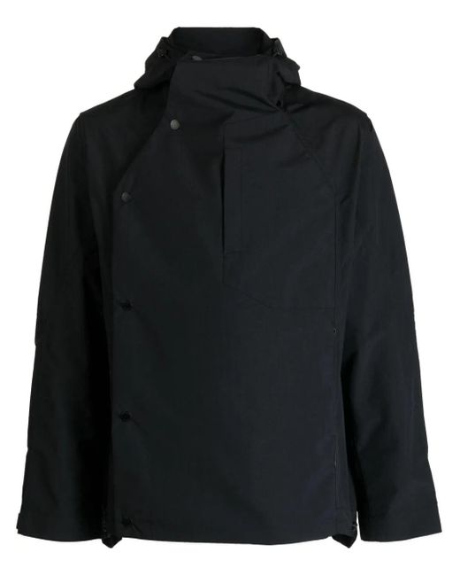 Maharishi Black 1074 Waterproff Hooded Jacket for men
