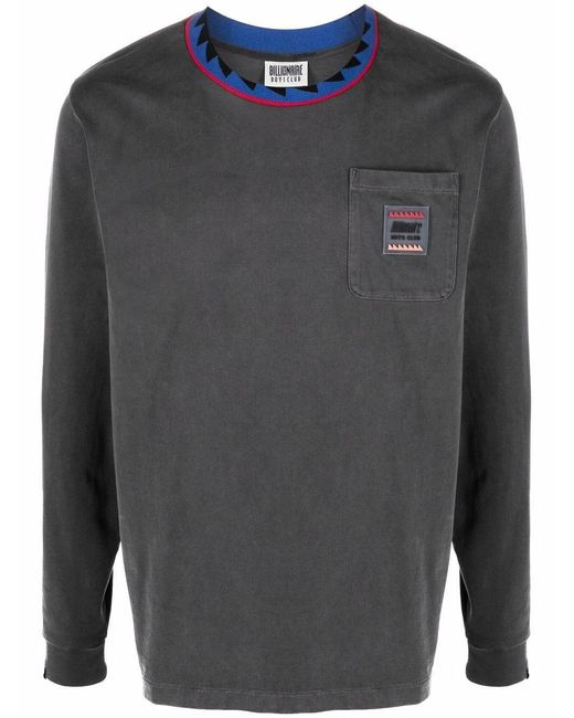 BBCICECREAM Gray Cotton Contrasting-collar Sweatshirt for men