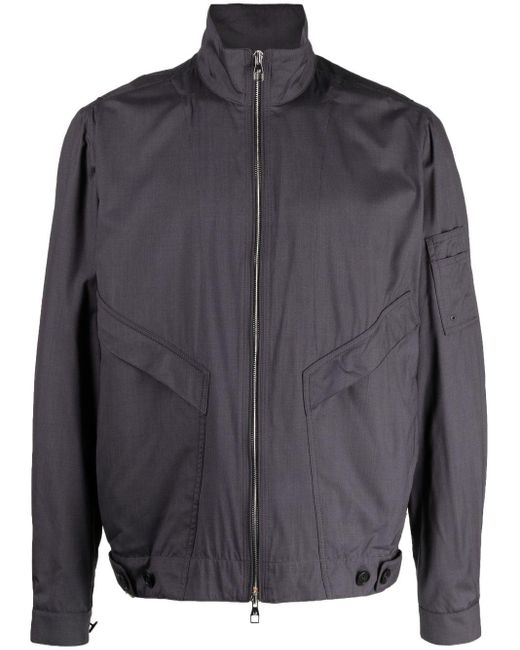 Dunhill Gray Zip-up Lightweight Jacket for men
