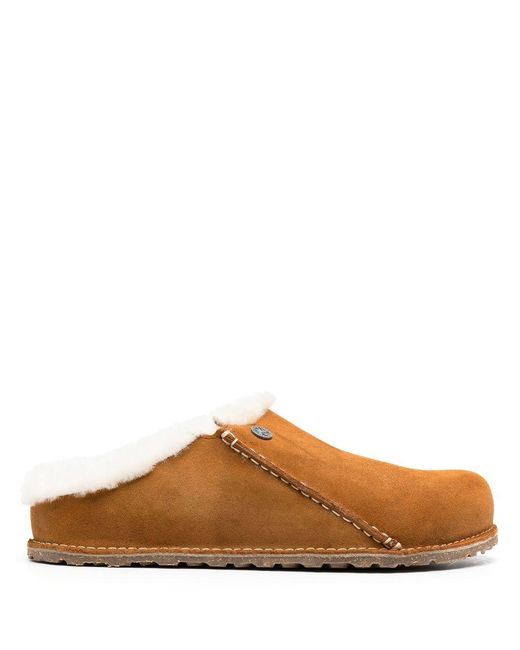 Birkenstock Brown Zermatt Premium Slippers for men