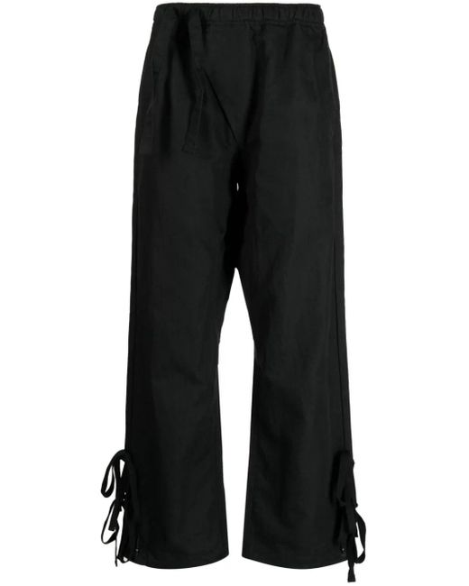 Maharishi Black Shinobi Organic-cotton Blend Track Pants for men