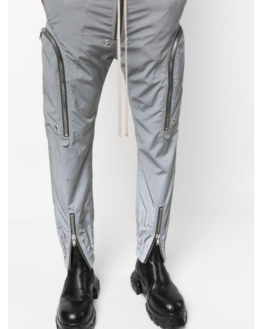 Rick Owens Bauhaus Cargo Pants in Gray for Men | Lyst