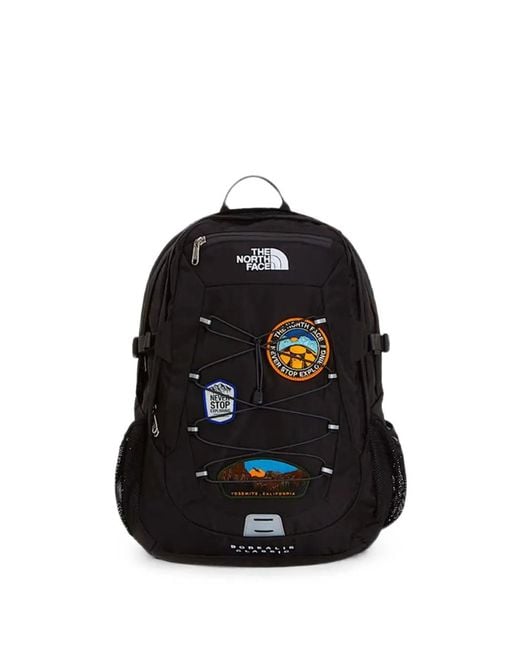 The North Face Black Borealis Classic Patch-Detail Backpack for men