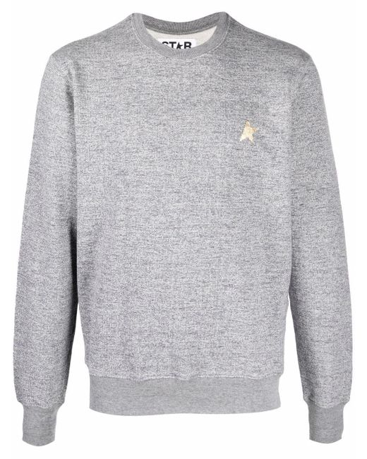Golden Goose Deluxe Brand Gray Archibald Star Collection Sweatshirt for men