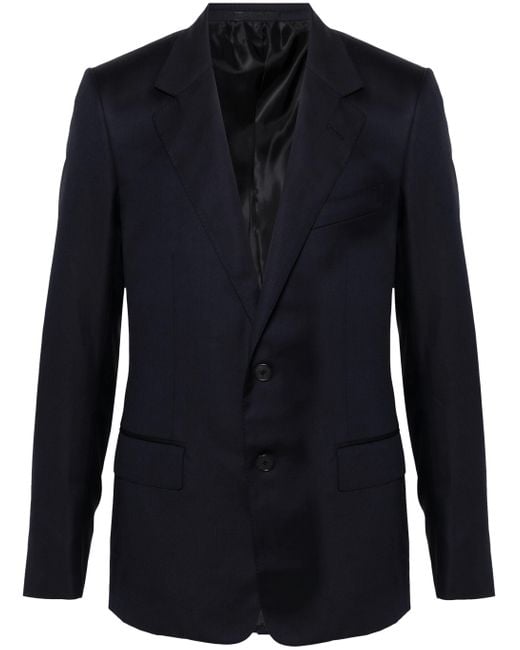 Lanvin Blue Single-Breasted Blazer for men