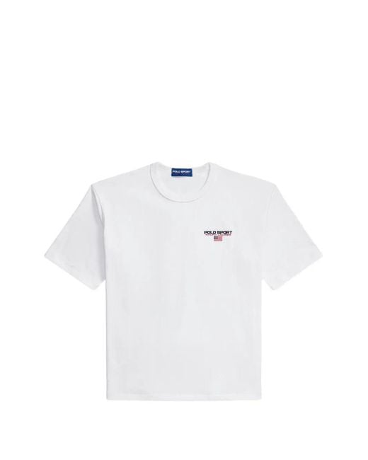Polo Ralph Lauren White Logo T-Shirt for men