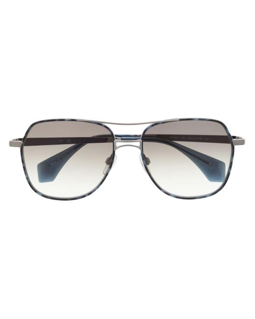 Vivienne Westwood Black Pilot-frame Gradient Sunglasses for men