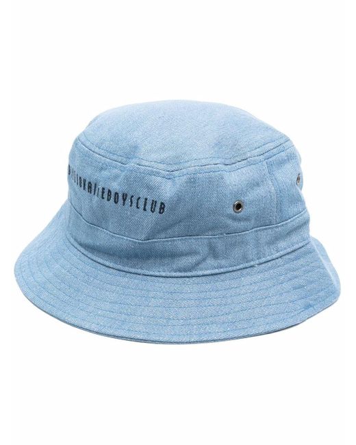BBCICECREAM Logo-embroidered Denim Bucket Hat in Blue for Men | Lyst UK