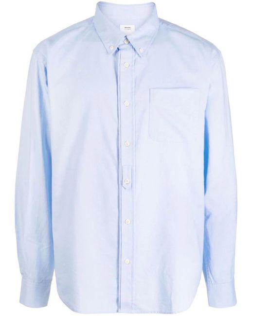 Visvim Blue Chest-pocket Cotton Shirt for men